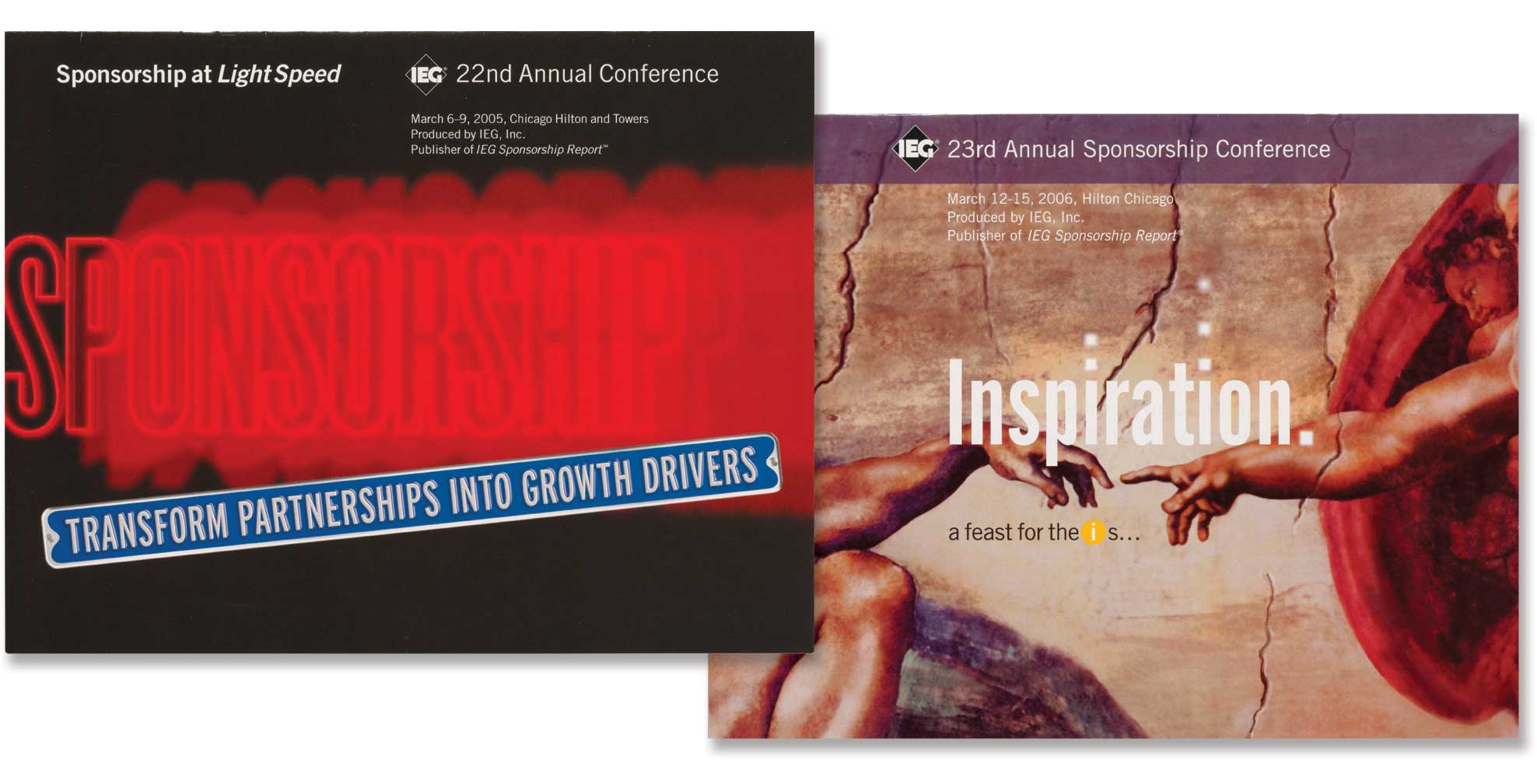 international-events-group_conference-schedule-cover_3.jpg Art Direction by: Bart Crosby, Crosby Associates